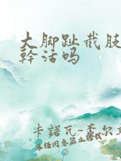 大脚趾截肢还能干活吗