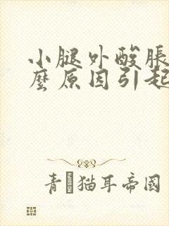 小腿外酸胀痛什么原因引起的女性