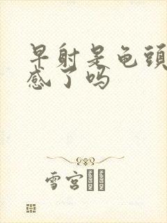 早射是龟头太敏感了吗