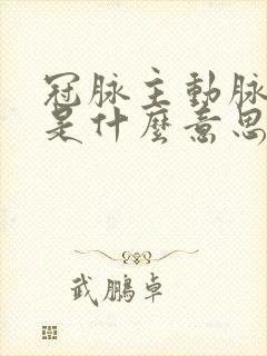 冠脉主动脉钙化是什么意思