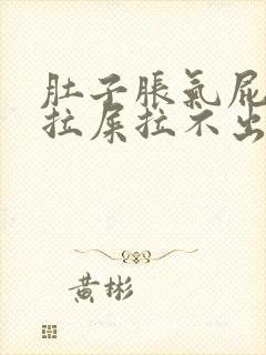 肚子胀气屁多想拉屎拉不出来怎么回事