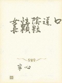 女性阴道口两边长颗粒