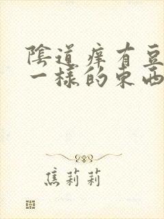 阴道痒有豆腐渣一样的东西