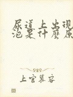 尿道上出现小水泡是什么原因