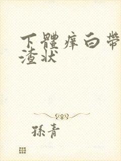 下体痒白带豆腐渣状