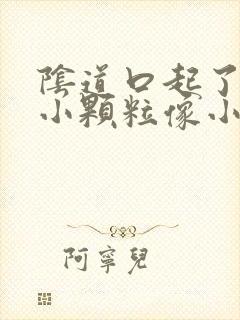 阴道口起了好多小颗粒像小米粒