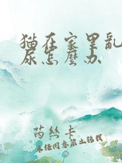 猫在家里乱拉乱尿怎么办