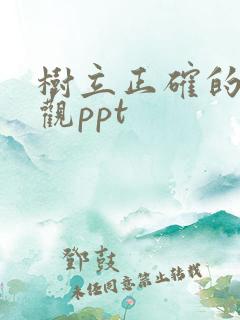 树立正确的爱情观ppt