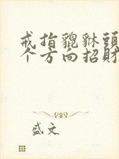 戒指貔貅头朝哪个方向招财