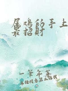 属鸡的手上戴啥最招财