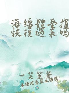 海绵体受损还能恢复过来吗