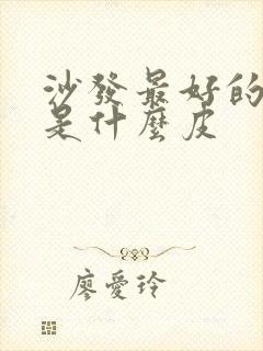 沙发最好的皮质是什么皮