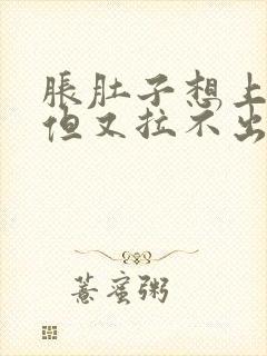 胀肚子想上大便但又拉不出来怎么办