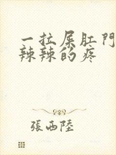 一拉屎肛门就火辣辣的疼