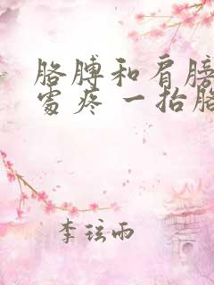 胳膊和肩膀连接处疼 一抬胳膊就疼怎么回事