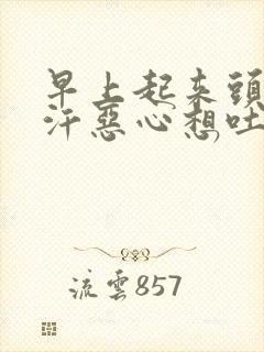 早上起来头晕冒汗恶心想吐是怎么回事