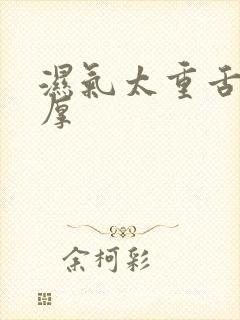 湿气太重舌苔白厚