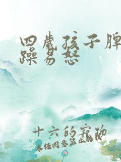 四岁孩子脾气暴躁易怒