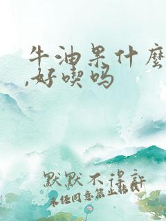 牛油果什么味道,好吃吗