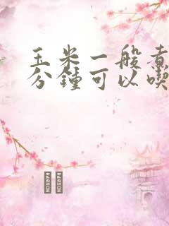 玉米一般煮多少分钟可以吃