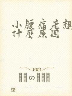 小腹痛老想小便什么原因