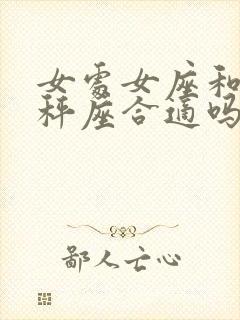 女处女座和男天秤座合适吗