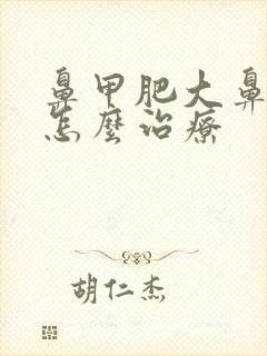 鼻甲肥大鼻窦炎怎么治疗