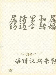 属猪男和属蛇女的适合结婚吗