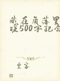 藏在角落里的温暖500字记叙文