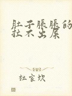 肚子胀胀的但是拉不出屎