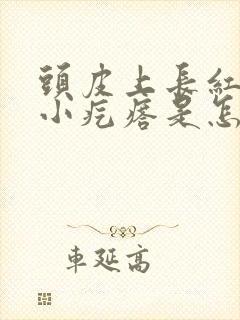 头皮上长红色的小疙瘩是怎么回事