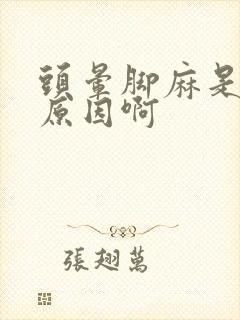 头晕脚麻是什么原因啊