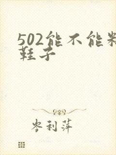 502能不能粘鞋子