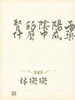 肾的阴阳两虚吃什么中成药