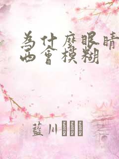 为什么眼睛看东西会模糊