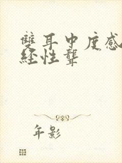 双耳中度感音神经性聋