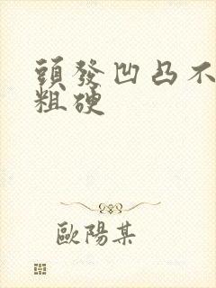 头发凹凸不平黑粗硬