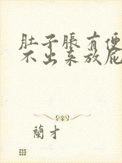 肚子胀有便意拉不出来放屁怎么办