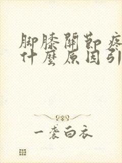 脚膝关节疼痛是什么原因引起的