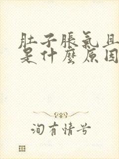 肚子胀气且便秘是什么原因