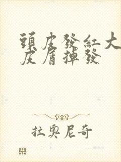 头皮发红大块头皮屑掉发