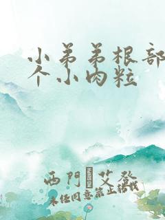 小弟弟根部长了个小肉粒