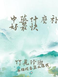 中药什么补肾最好最快