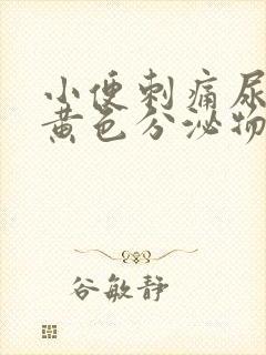 小便刺痛尿道口黄色分泌物