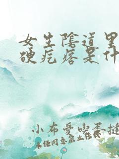 女生阴道里有个硬疙瘩是什么情况