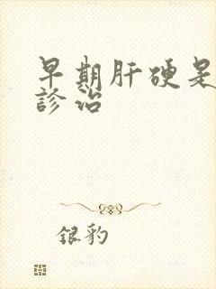 早期肝硬是否能诊治