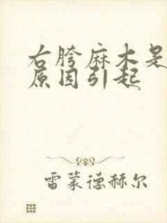 右胯麻木是什么原因引起