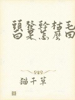 头发干枯毛躁发白是怎么回事