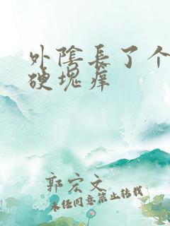 外阴长了个大痘硬块痒