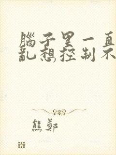 脑子里一直胡思乱想控制不住